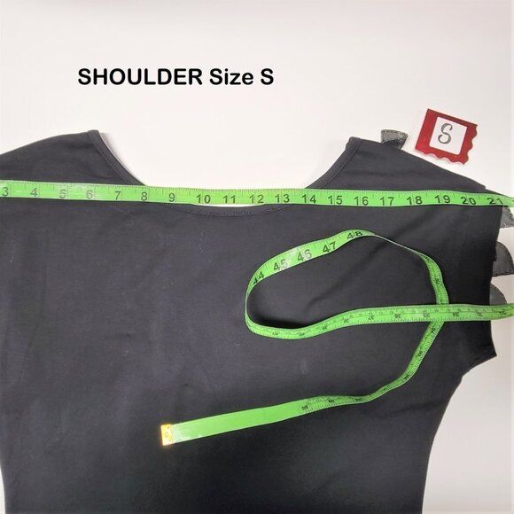 PINK Martini Black Cotton Dress With Silver Accents Size S - Picture 9 of 11